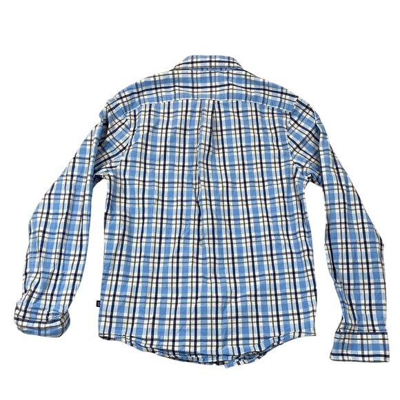 GAP Mens Shirt Small Lot of Two Plaid Long Sleeve Button-Up Casual Blue Red - Picture 5 of 10